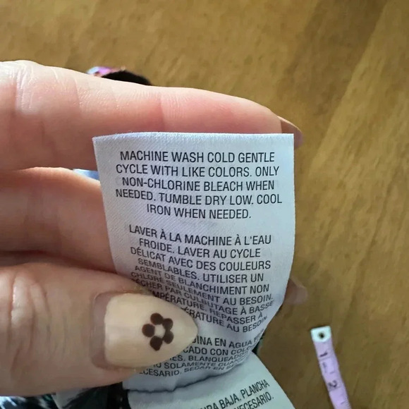 Trina Turk Strapless Jumpsuit INC Black and Multi Color - Picture 10 of 10